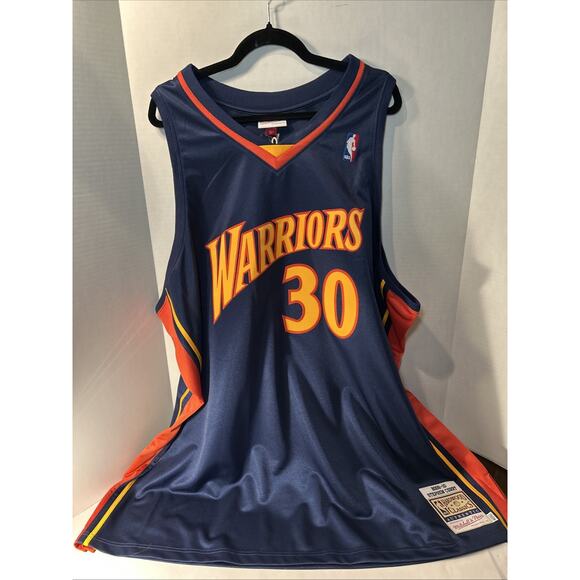 Stephen Curry #30 Warriors Mitchell & Ness Swingman Jersey 5XL NBA Road - Picture 1 of 10